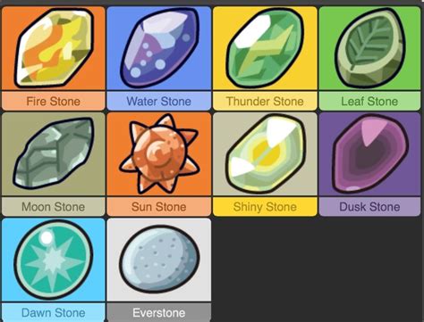 Where can you get different types of stones in pokémon Soul .